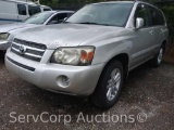 2006 Toyota Highlander Multipurpose Vehicle (MPV), VIN # JTEDW21A960005639