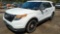 2013 Ford Explorer Multipurpose Vehicle (MPV), VIN # 1FM5K8AR9DGA31204