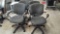 Lot of 4 Grey Office Chairs