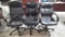 Lot of 3 Black Rolling Chairs