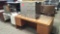 Lot of Various Desks & 4-Wheel Desk Stand