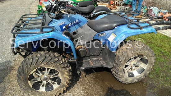 Yamaha Kodiak 4x4, VIN: ?Y4AJ07Y84A017312, PARTS ONLY, Year estimated to be 2004, not 2017
