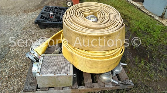 Lot on Pallet Various Fire Hoses