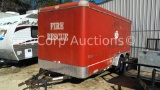 16-Ft Box Trailer VIN: 5H7CS1693C007693, PARTS ONLY with Haskel Air Booster