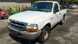 2000 Ford Ranger Pickup Truck, VIN # 1FTYR10C2YTB08865