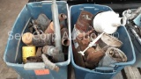 Lot of Mufflers, Electric Fittings, Equipment Parts