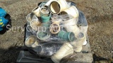 Lot on Pallet Various PVC Sewer Fittings