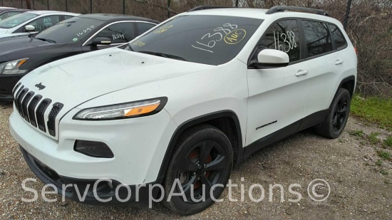 2016 Jeep Cherokee Multipurpose Vehicle (MPV), VIN # 1C4PJLCB8GW135292