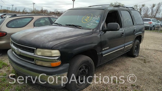 2000 Chevrolet Tahoe Multipurpose Vehicle (MPV), VIN # 1GNEC13T2YJ190244