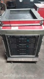 Roadie Cabinet with 1 Peavey VSX26 Crossover, 3 Crest Audio CA12 Power Amps, 1 Crest Audio CA9 Power