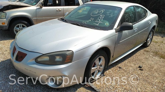 2004 Pontiac Grand Prix Passenger Car, VIN # 2G2WP522641273055