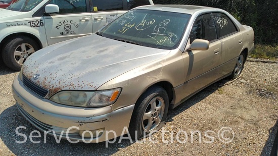 1999 Lexus ES 300 Passenger Car, VIN # JT8BF28G1X5065407