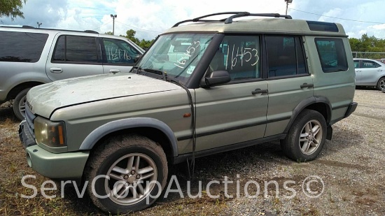 2003 Land Rover Discovery Multipurpose Vehicle (MPV), VIN # SALTY16403A799386