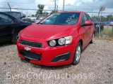 2012 Chevrolet Sonic Passenger Car, VIN # 1G1JC5SB4C4210971