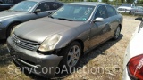 2004 Infiniti G35 Passenger Car, VIN # JNKCV51E04M600648 Reconstructed