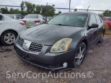 2006 Nissan Maxima Passenger Car, VIN # 1N4BA41E96C828911