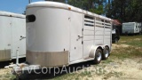 2001 Contract Horse Trailer, VIN # 49THB162X11051842