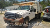 2002 Ford F-450 Debris Body Truck, VIN # 1FDXF46S32EA81431 Missing Catalytic Converter
