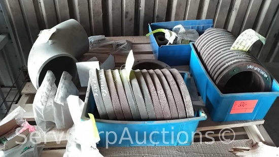 Lot on Pallet: Crosby Clips, Pneumatic Oilers, Stainless In-Line Connectors, Quint Diodes, Roller