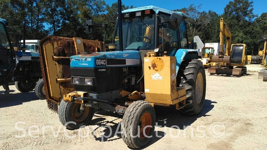 1997 Ford New Holland 6640 Side Mower Tractor