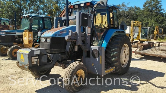 2001 New Holland TS100 Side Boom Mower Tractor