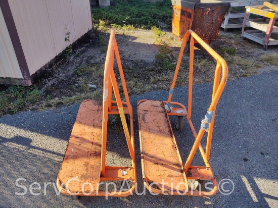 Lot of 2 Sonny Scaffolding Drywall Carts