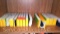 Lot on Shelf of Various Size/Color PS Strips