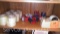 Lot on Shelf of Various Box Tape Dispensers, Box Tape