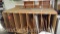 8' Homemade Box Container, Homemade Spool Dispensers, Wire Shelving