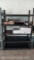 Black Tear Drop Shelving Unit