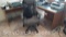 Desk with Desk Top Items, Waste Basket, Office Chair & Desk Lamp