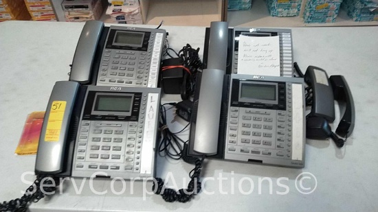 Lot of 5 RCA Executive Series Phones