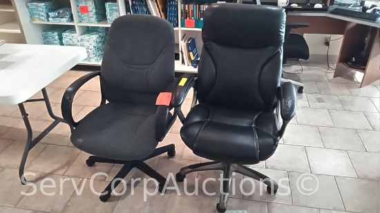 Lot of 2 Various Office Chairs