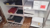 Lot in Cubby Holes of Binding Coils, Binding Covers With & Without Window