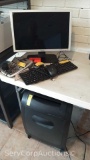 Lot of Dell Monitor, Keyboard, Mouse, Calculator, Royal Crosscut Shredder