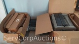 Lot of GBC Proclick P75 Spine Closer/Finisher, Epson LQ-590 Printer, Transfer Roller & Adapters