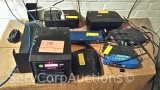 Lot of Various Battery Backups, Routers, 16-Port Hub Buffalo Server