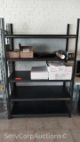 Black Tear Drop Shelving Unit