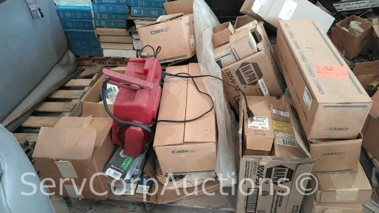 Pallet of Car Parts, Clutches, Filters and Jack Stand