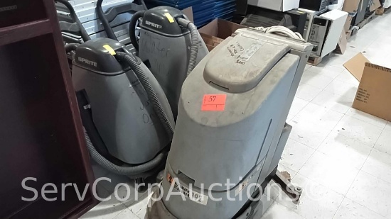 Lot of SSS Floor Scrubber & 2 Sprite Sqeegee Vacs