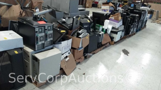 Lot on 6 Pallets of Computer Items & Electronics