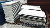Lot on 2 Pallets of 4' Flourescent Light Fixtures, some with Lights