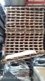 60'x120' Basketball Court (disassembled) with Moving Carts & 2 Porter Basketball Goals