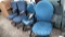Lot of 4 Various Blue Office Chairs (Seller: St. Tammany Parish Hospital)
