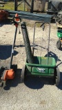 Lot of Black & Decker Electric Edger & Scotts 1000 Spreader