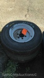 Lot of 2 Trailer Tires 6-Lug 8-14.5