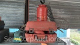 Lot on Shelf of Various Black & Decker Circular Saws, Makita Belt Sander and Pump