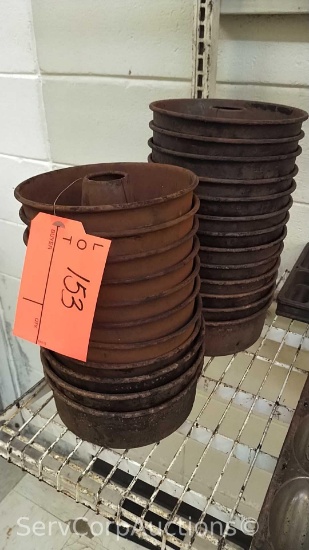 Lot of Round 6" Angel Food Cake Pans