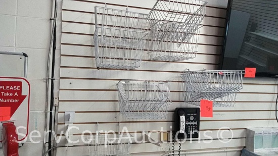 Lot of Various Wire Baskets