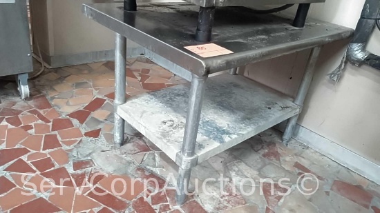 Stainless Top 3' x 2' Table